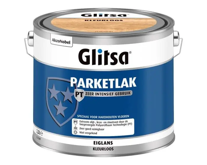 Op voorraad | Glitsa Parketlak PT Eiglans 2,5 ltr