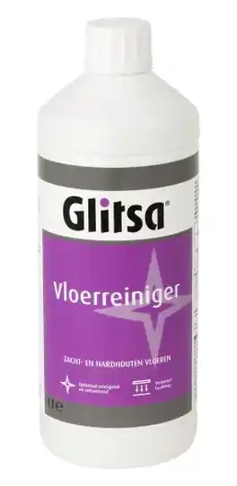 Nieuw in het assortiment - glitsa vloerreiniger 1 ltr