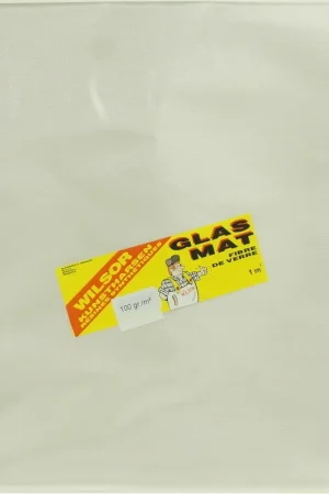 Nog maar een paar beschikbaar - Wilsor Glasweefselmat 100 grams 1 mtr