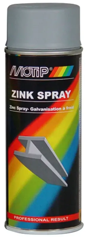 Direct beschikbaar - motip spuitbus zinkspray 0,4 ltr