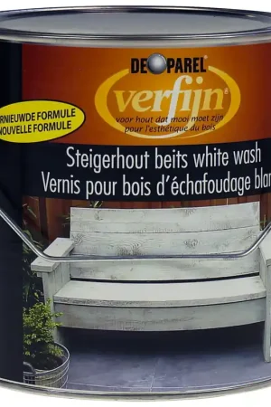 Verfijn Steigerhoutbeits (Wit) 2,5 ltr - Bespaar nu