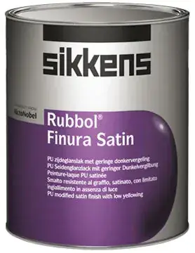 Direct beschikbaar - Sikkens Rubbol Finura Satin (lichte kleur) 1 ltr