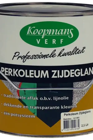Bespaar nu | koopmans perkoleum zijdeglans (dekkend) 2,5 ltr
