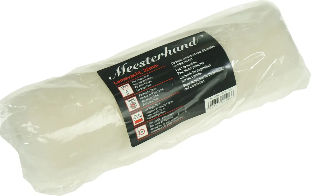 Meesterhand Lamsvachtroller Premium 25cm | Net toegevoegd