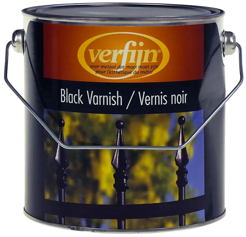 Verfijn Black Varnish (Zwart) 2,5 ltr | Bestseller