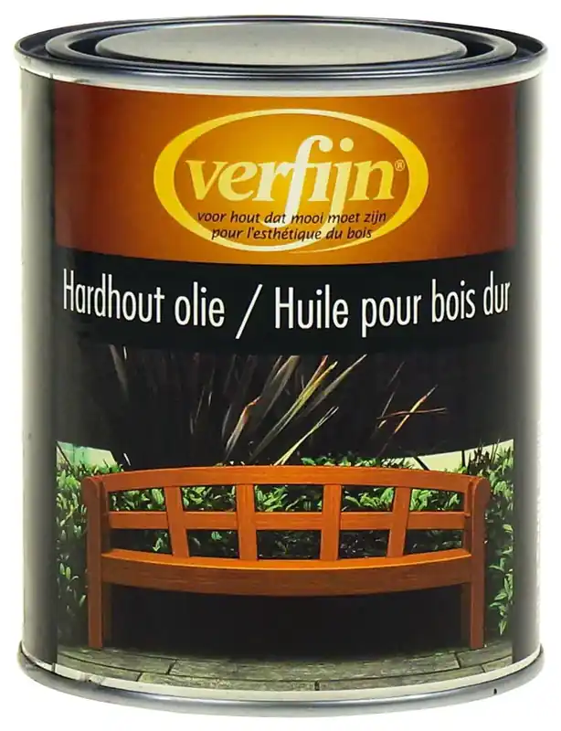 Verfijn Hardhout Olie (Transparant) 0,75 ltr - Aanrader