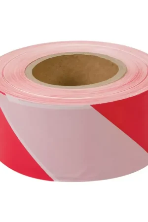 Afzetlint Rood/Wit 500 mtr - Nog maar enkele beschikbaar