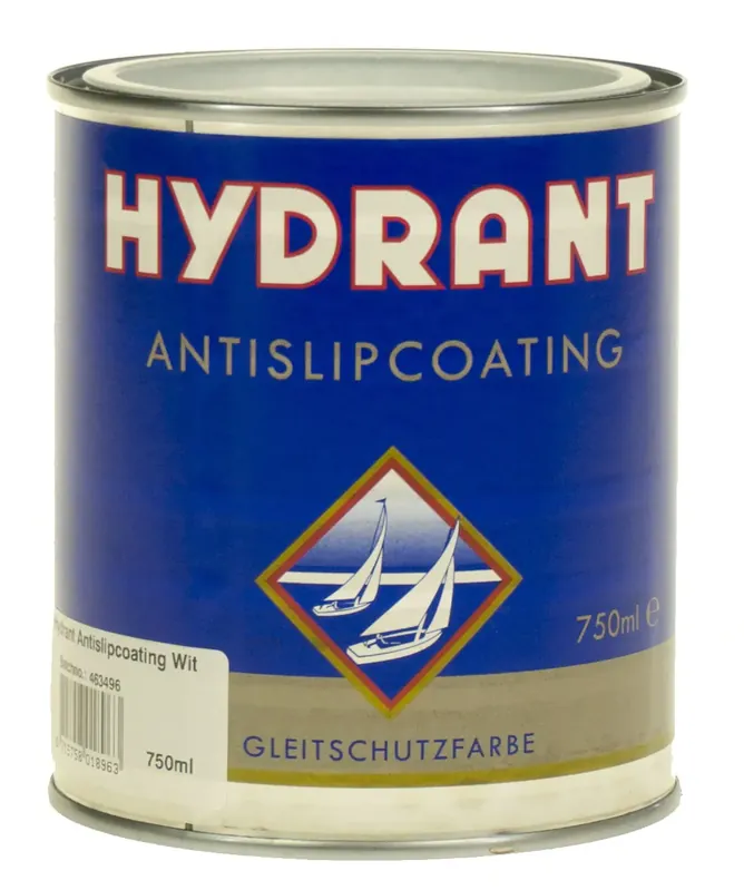 Zolang de voorraad strekt - Hydrant Antislipcoating (Wit) 0,75 ltr
