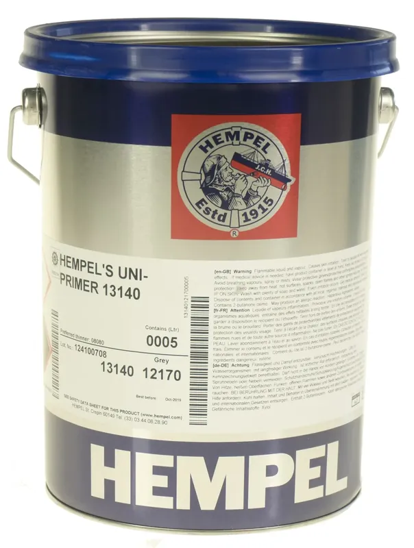 Prijs verlaagd | Hempel Uni-Primer 13140 (Grijs) 5 Ltr