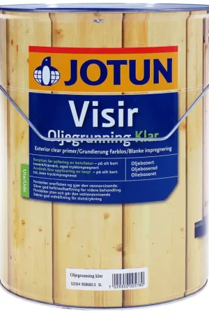 Superprijs | jotun visir oljegrunning klar (blank) 9 ltr