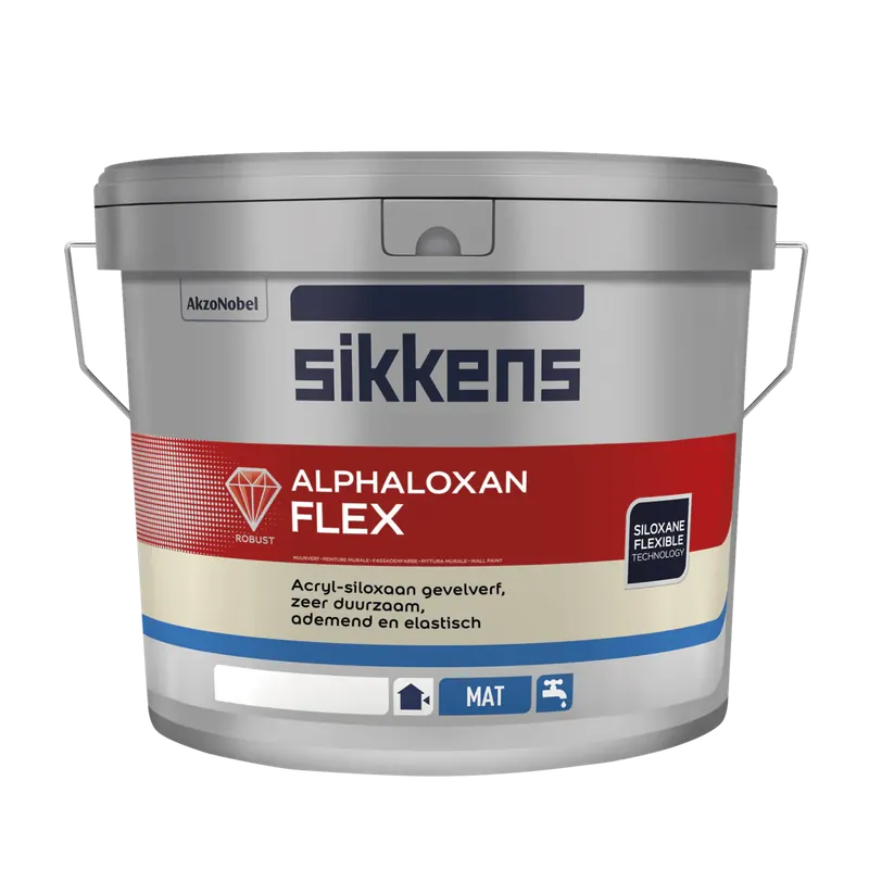 Sikkens Alphaloxan Flex (Wit/lichte kleur) 10 ltr - Extra korting