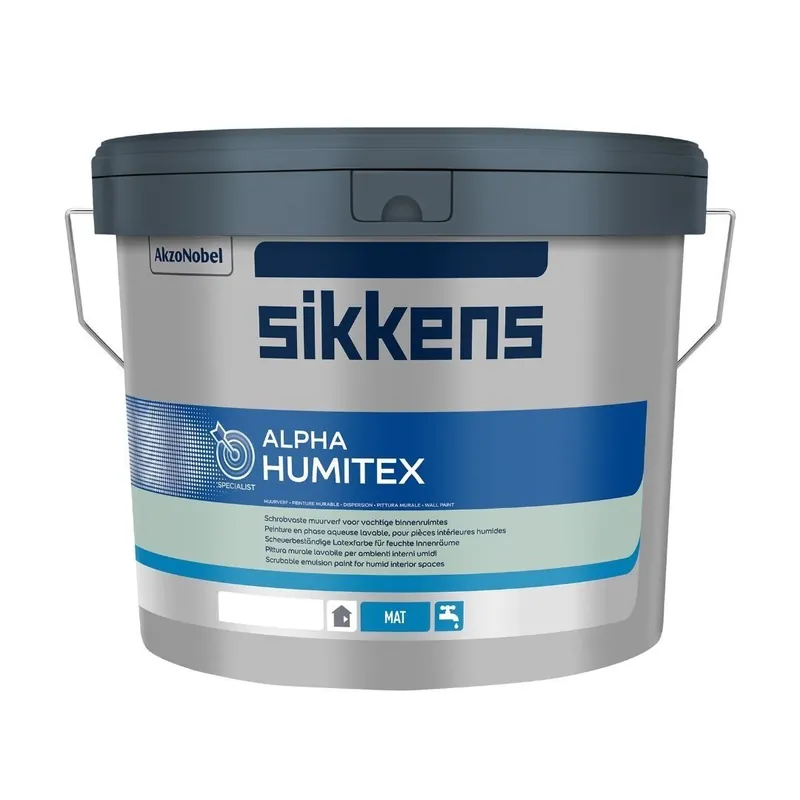 Topkwaliteit | Sikkens Alpha Humitex SF (Wit/ Lichte kleur) 5 ltr