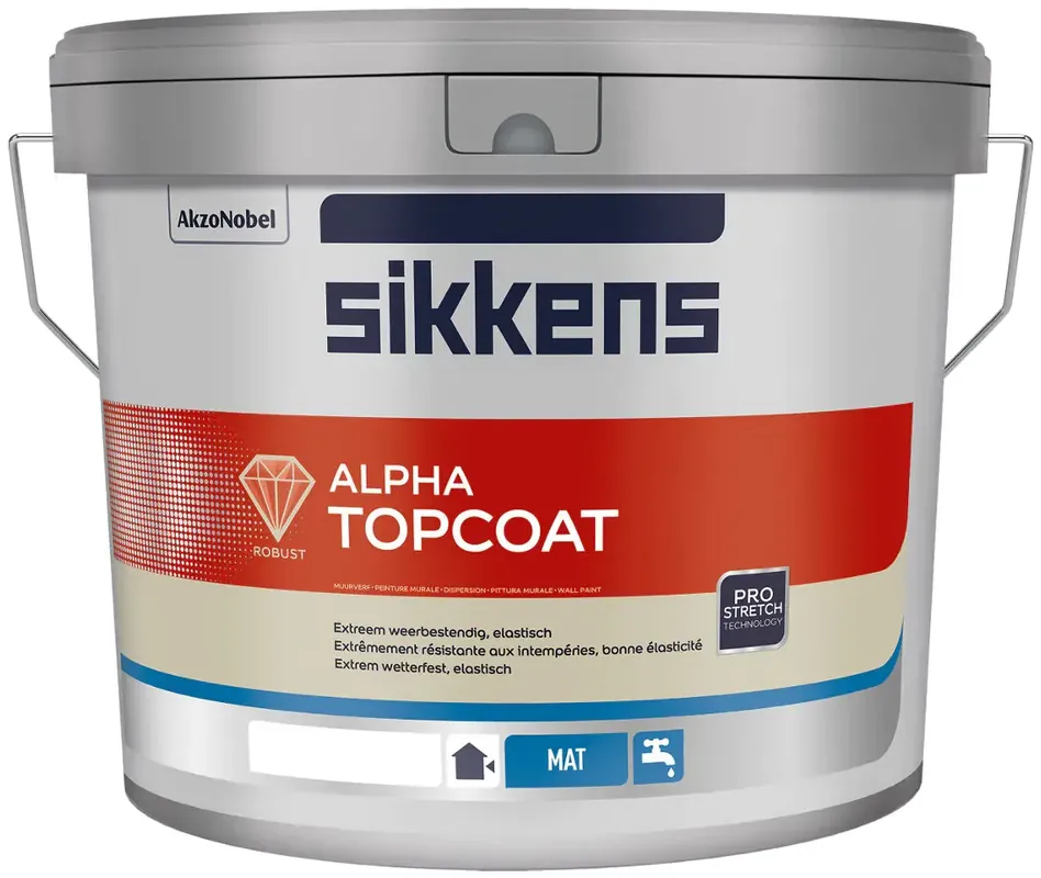 Sikkens Alpha Topcoat (licht) 10 ltr - Speciale aanbieding