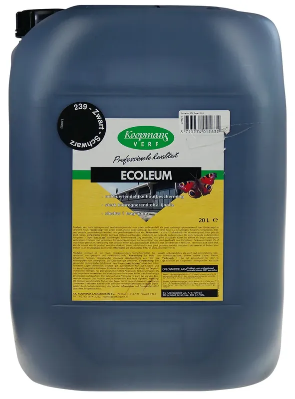 Expreslevering - koopmans ecoleum (239 zwart) 20 ltr