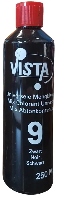 Speciale deal | Vista Universele Mengkleur (09 zwart) 0,25 ltr
