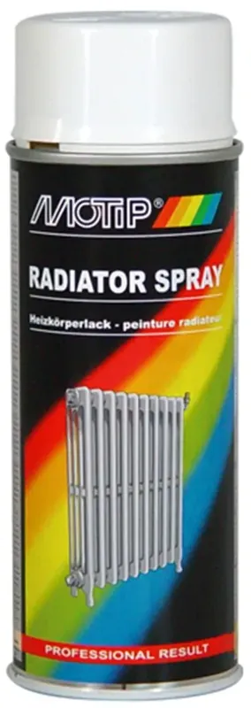 Motip Radiatorspray (RAL 9010) 0,4 ltr - Outlet