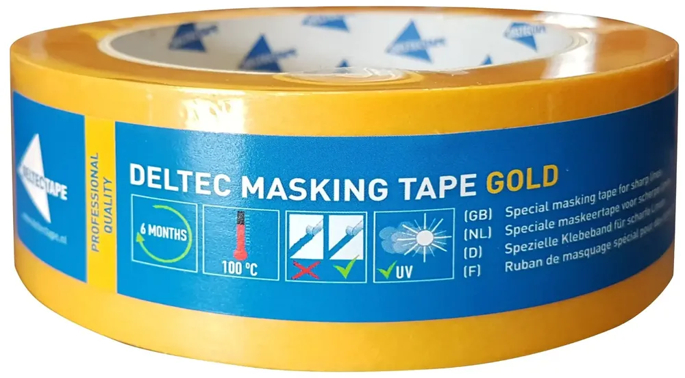 Extra korting | Deltec Masking Tape Gold 50m (38mm)