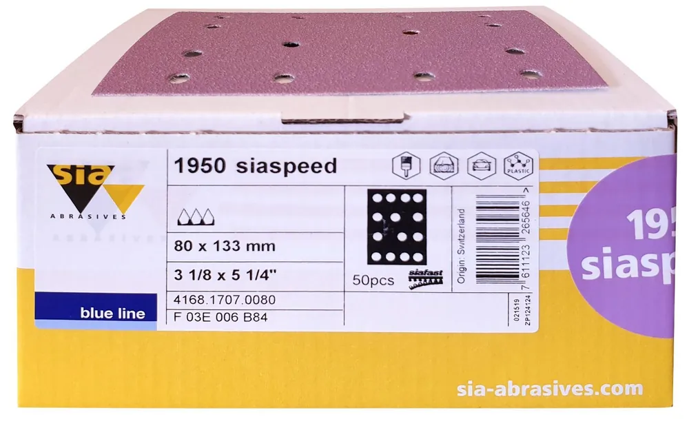 Nu kopen - Sia 1950 Siaspeed STG (P80) 80x133 mm 50 st