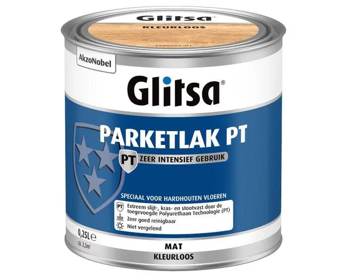 Glitsa Parketlak PT Mat 0.25 ltr - Veilig winkelen