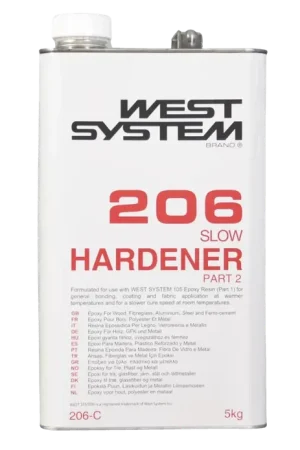 West Systems Verharder 206 Slow - Nieuw in het assortiment