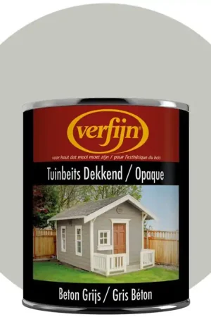 Verfijn Tuinbeits Dekkend (Beton grijs) 2,5 Liter | Opruiming