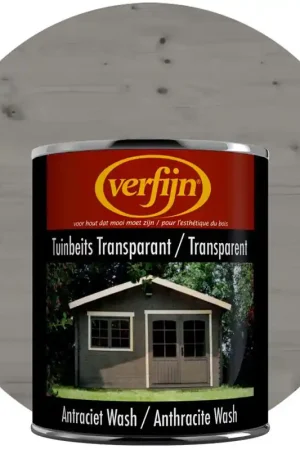 Verfijn Tuinbeits Transparant (Antraciet wash) 0,7 | Premium