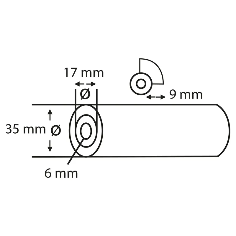 Copenhagen Pro Schuimrol Concaaf (11cm 10 stuks) - Net binnen