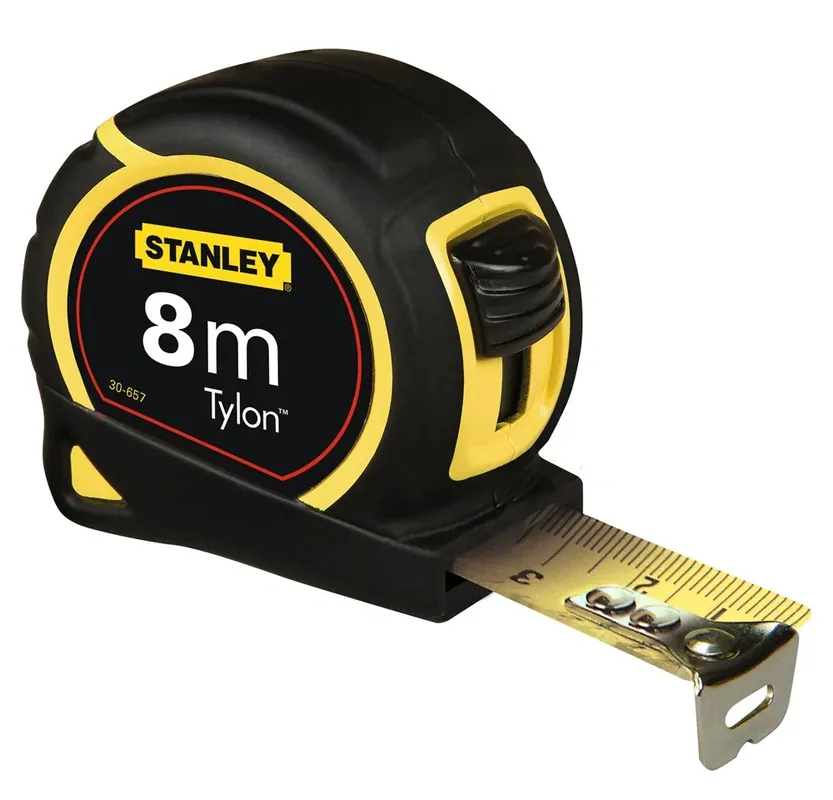 Scherpe prijs - STANLEY Tylon Rolbandmaat 8m 25mm - 0-30-657