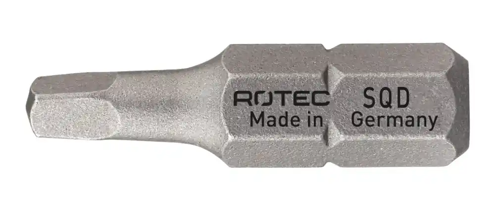 Hoog gewaardeerd | Rotec PRO SCHROEFBIT SQD 2X25MM - 10 STUKS L=25, C6.3, BASIC