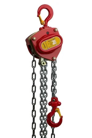 DELTA RED PREMIUM HANDKETTINGTAKEL 1T MET 3M HIJSHOOGTE - Korting