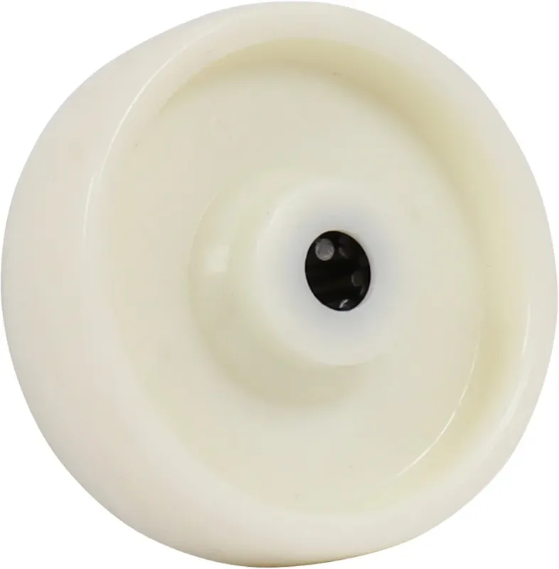 Kelfort WIEL PVC MET ROLLAGER 100MM WIT | Deal