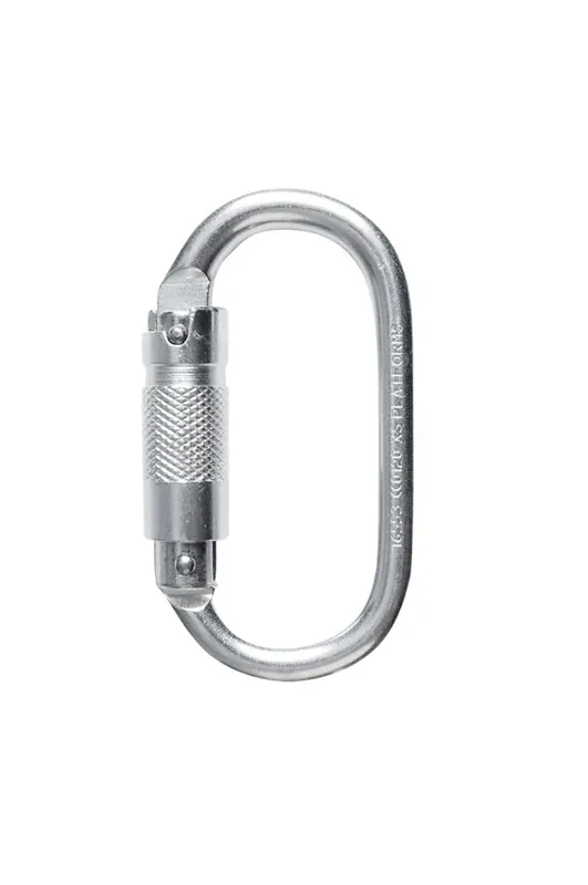 XSPlatforms TRIPLE-LOCK KARABINER STEEL KARABIJNHAAKSTAAL - Bestelbaar