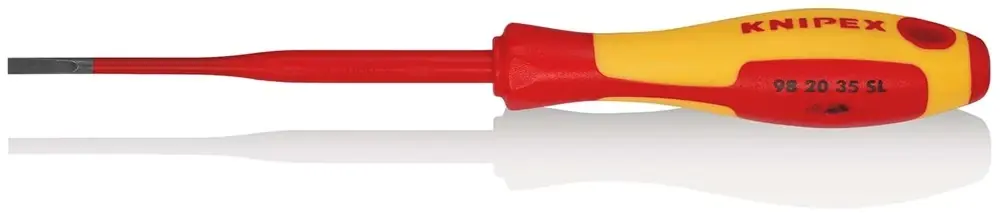KNIPEX SCHROEVENDRAAIER SLEUF 3,5X0,6MM VDE - Profiteer nu