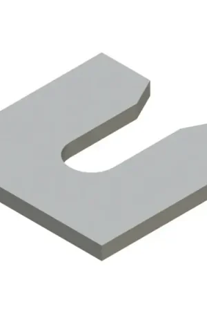 Actieprijs - GB Stalen Uitvulplaat 50x50 4mm ZM-4