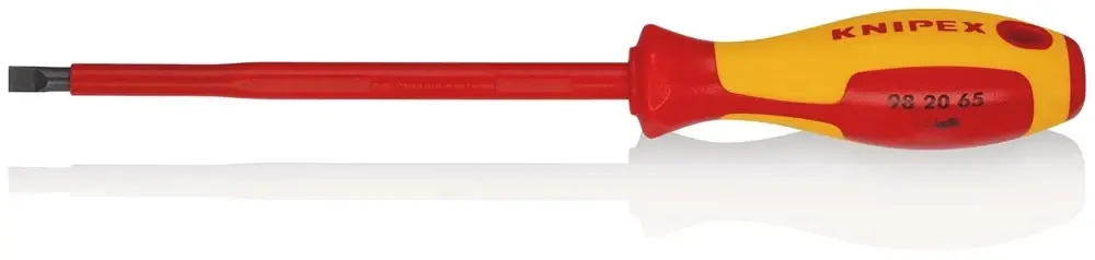 Eenvoudig retourneren - KNIPEX SCHROEVENDRAAIER SLEUF 6,5X1,2MM VDE