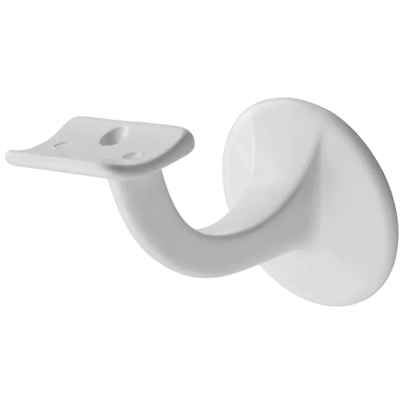 Premiumkwaliteit - Hermeta Leuninghouder 65mm - Hol Zadel - M8 Wit - 3501-79
