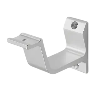 Veel gevraagd | Hermeta Leuninghouder 76mm - Vlak Zadel - Mat Naturel - 3550-11