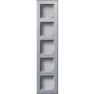Aanbieding loopt bijna af | Gira 136426 Profiel 55 vijfvoudig voor verticale en horizontale installatie vijfvoudig Aluminium