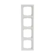 Wees er snel bij | Busch-Jaeger 1724-184K Future Linear Afdekraam 4-voudig Studiowit