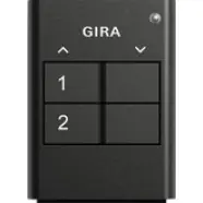 Direct van de fabrikant | Gira 535210 eNet Draadloze handzender tweevoudig