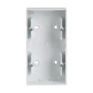 Online bestellen - Busch Jaeger 1702-884 Future linear Opbouwbehuizing 2 voudig Studiowit Mat