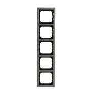Voordelig - Busch Jaeger 1725-866K Afdekraam 5-voudig Pure stainless steel