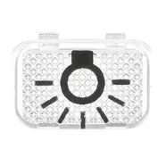Superprijs | Busch-Jaeger 2145 LI Impulsdrukkersymbool Lichtsymbool Transparant
