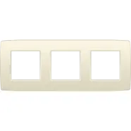 Niko 100-76700 Drievoudige afdekplaat Original cream - Outlet