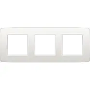 Niko 101-76700 Drievoudige afdekplaat Original white | Klantfavoriet