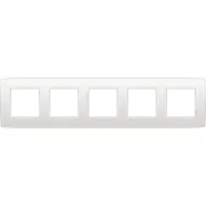 Niko 101-76005 Vijfvoudige afdekplaat Original white | Scherpe prijs