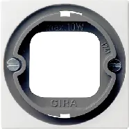 Actieprijs - Gira 065903 afdekking met bajonetsluiting voor lichtsignaal Zuiver wit glanzend
