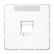 Bestseller - Jung 569-1 WE WW Afdekking met tekstvenster voor modular jack 1-voudig (RADIALL, Panduit Keystone, Assmann) Alpine wit