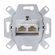 Alleen vandaag | Jung UAE8-8UPOK6 Data-aansluitdoos cat. 6 / cat. 6A iso, 2 x 8-polig, voor 2 terminal