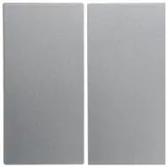 Korting - Berker 16231404 S.1/B.3/B.7 Wip 2-voudig aluminium mat